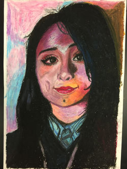 Oil Pastel Portraits