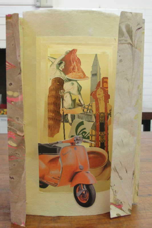 Inside Accordion Book