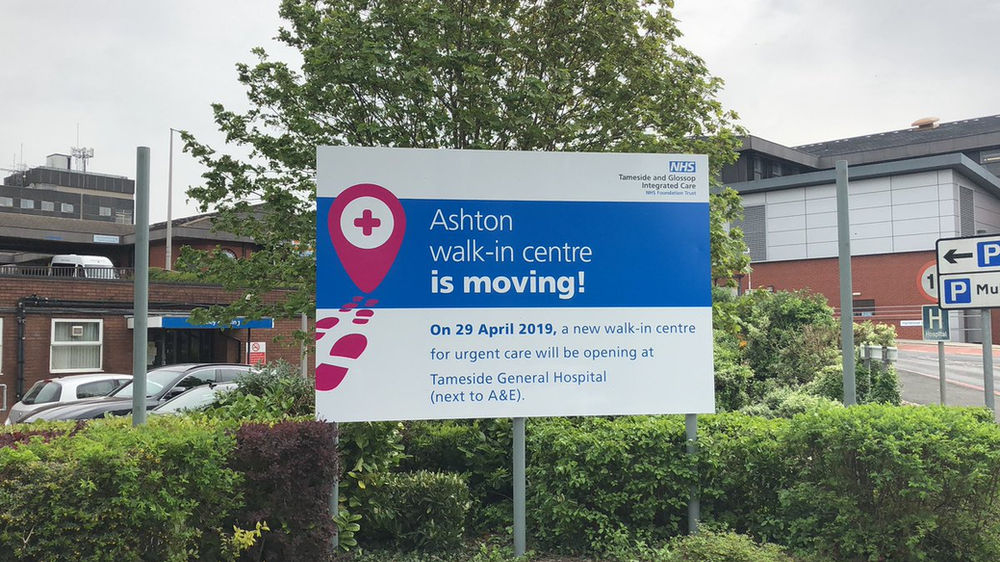 Ashton walkin centre has moved