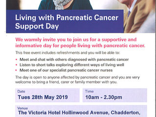 Living with Pancreatic Cancer Support Day 28th May