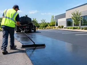 Commercial Asphalt Sealcoating for Lasting Lots