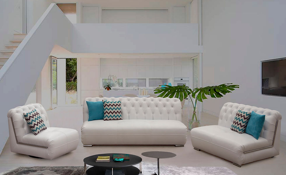 SALA ANTONELLA 3-2-1 Sofa ( Largo 1.86 x .94 ) Love ( Largo 1.27 x fondo .94) Sillon ( Largo .65 x