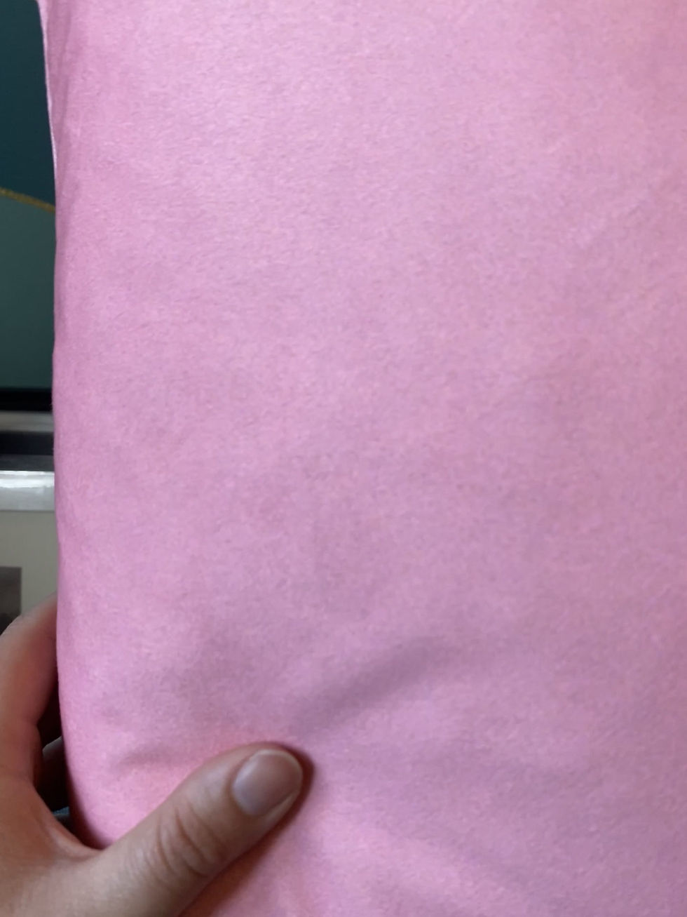 Thumbnail: Floral Velvet Cushion - Pink