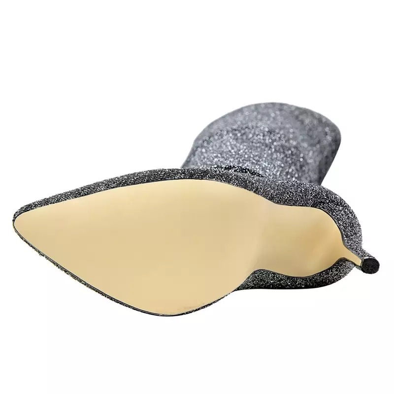 Thumbnail: Sleek Thigh-High Boots (Black) 