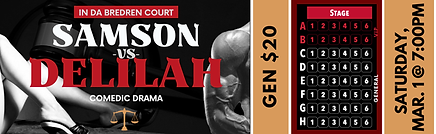 Samson and Delilah General Ticket - $20