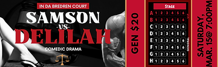 Samson and Delilah VIP Ticket - $35