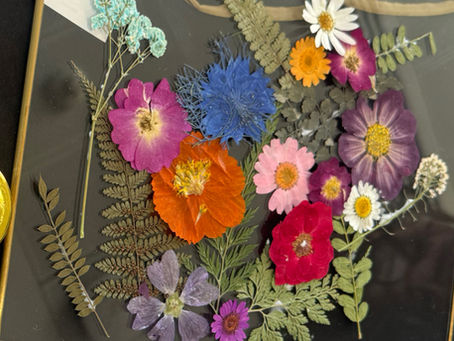 Introducing our new pressed flower frame workshop