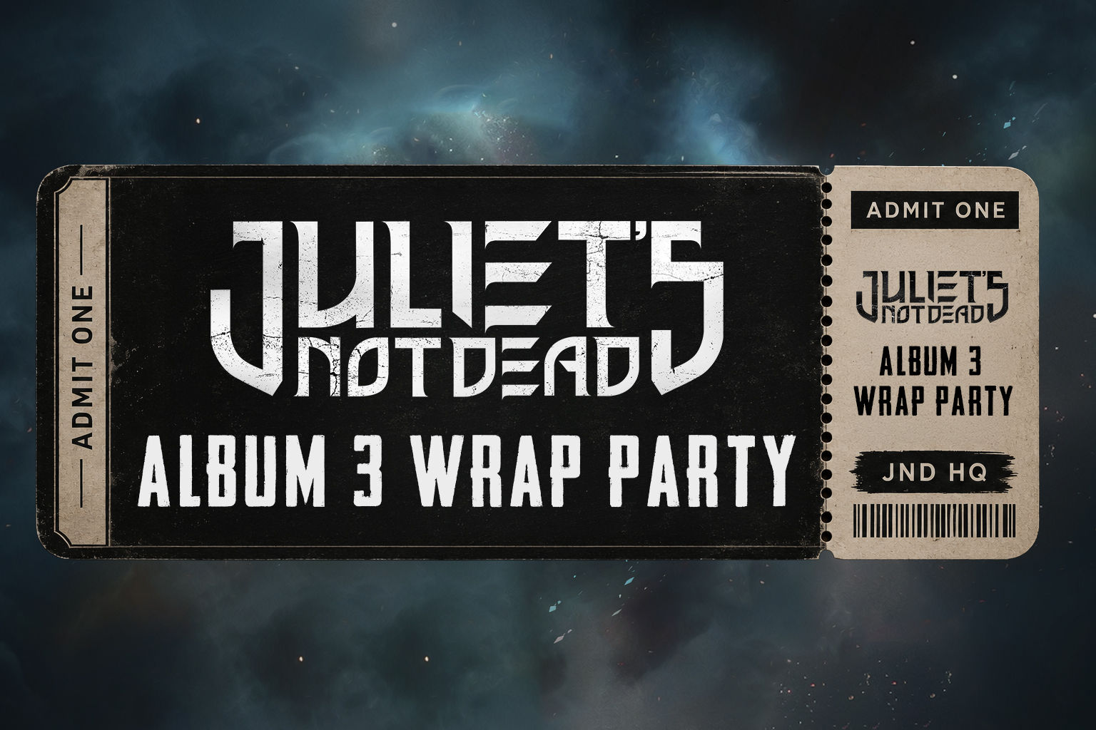 Album Wrap Party Ticket