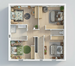 plan chambre avec version enfant