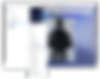 high quality image of man facing the opposite direction wearing a backpack with a grey background, on top of blue shaded background. the layers panel is open and visible.