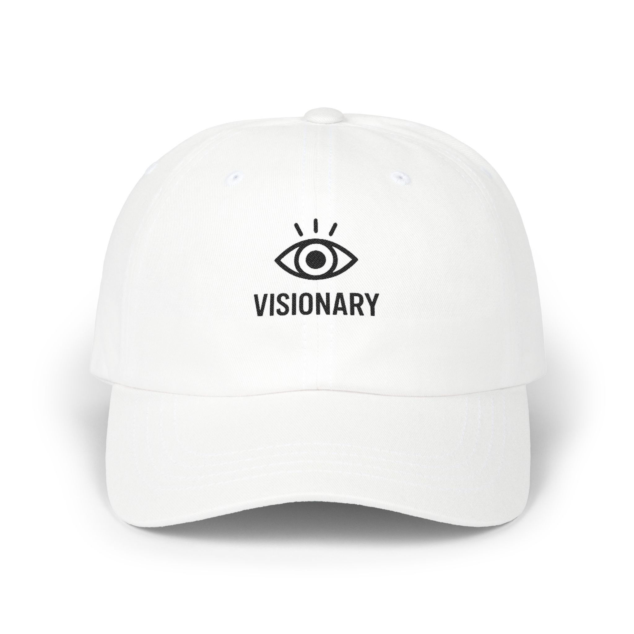 Visionary Embroidered Dad Cap | Minimalist Eye Leadership Baseball Cap