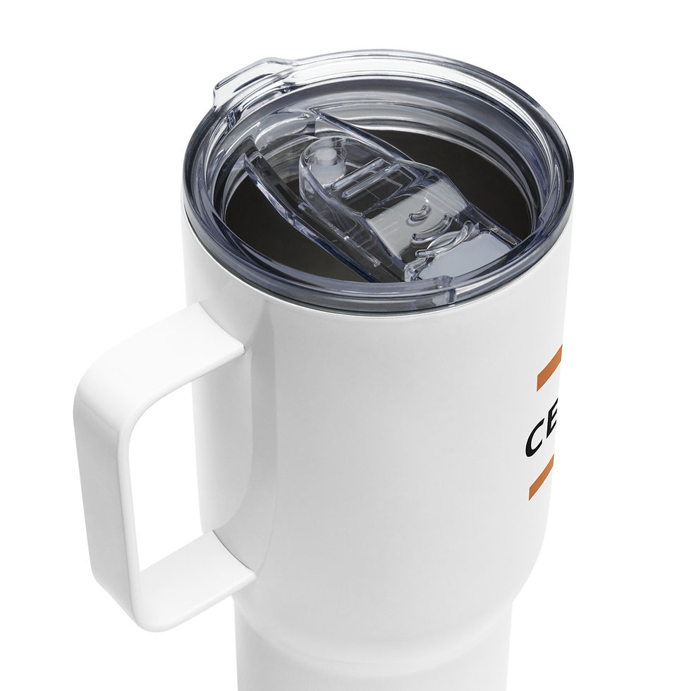 Thumbnail: Travel mug with a handle