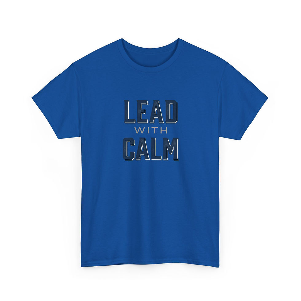 Thumbnail: Lead With Calm T shirt |Minimal T Shirt | Leadership Gift