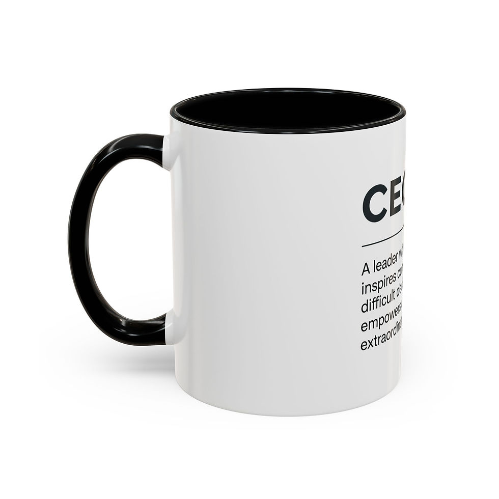 Thumbnail: CEO Definition Coffee Mug — Motivational Office Gift for Leaders 