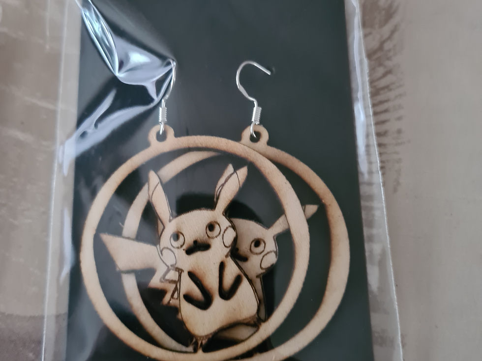 Miniature : Bijoux et porte clé bois