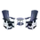 Thumbnail: Serenity Swivel Glider Dining Set