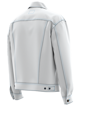 RELAXED RIDER JACKET 3D BACK RIGHT 3/4 
