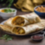 10'' Out of Many Jamaican-style Curried Chickpeas Wrap (Tuesdays and Wednesdays Special)