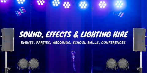 Need sound and effects and lighting for your wedding or next event?  we deliver setup and collect Auckland wide. Afterpay available. Check our packages 