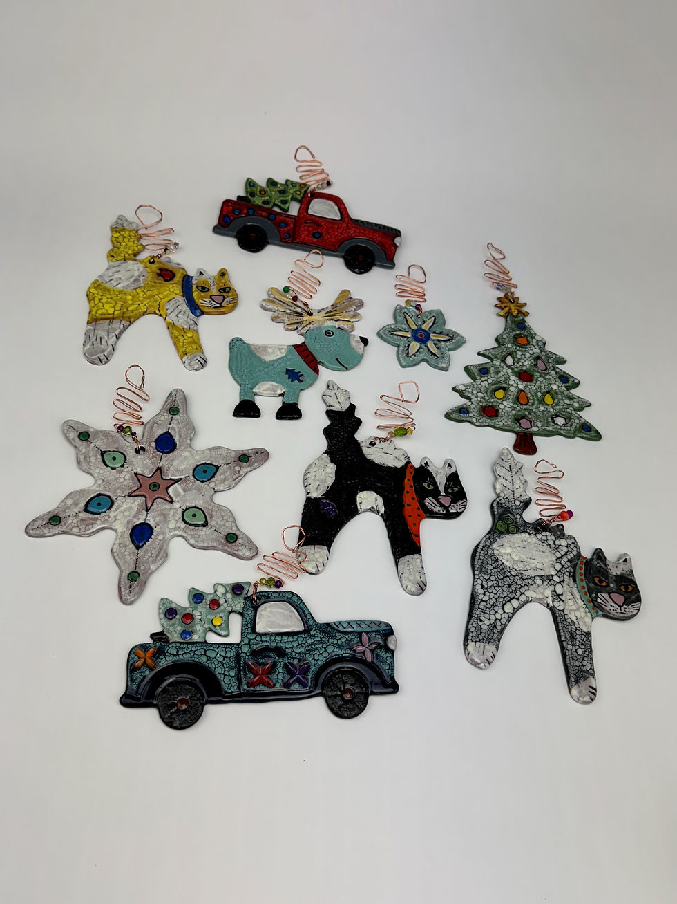 Thumbnail: Christmas Ornaments Lilia Venier Ceramics