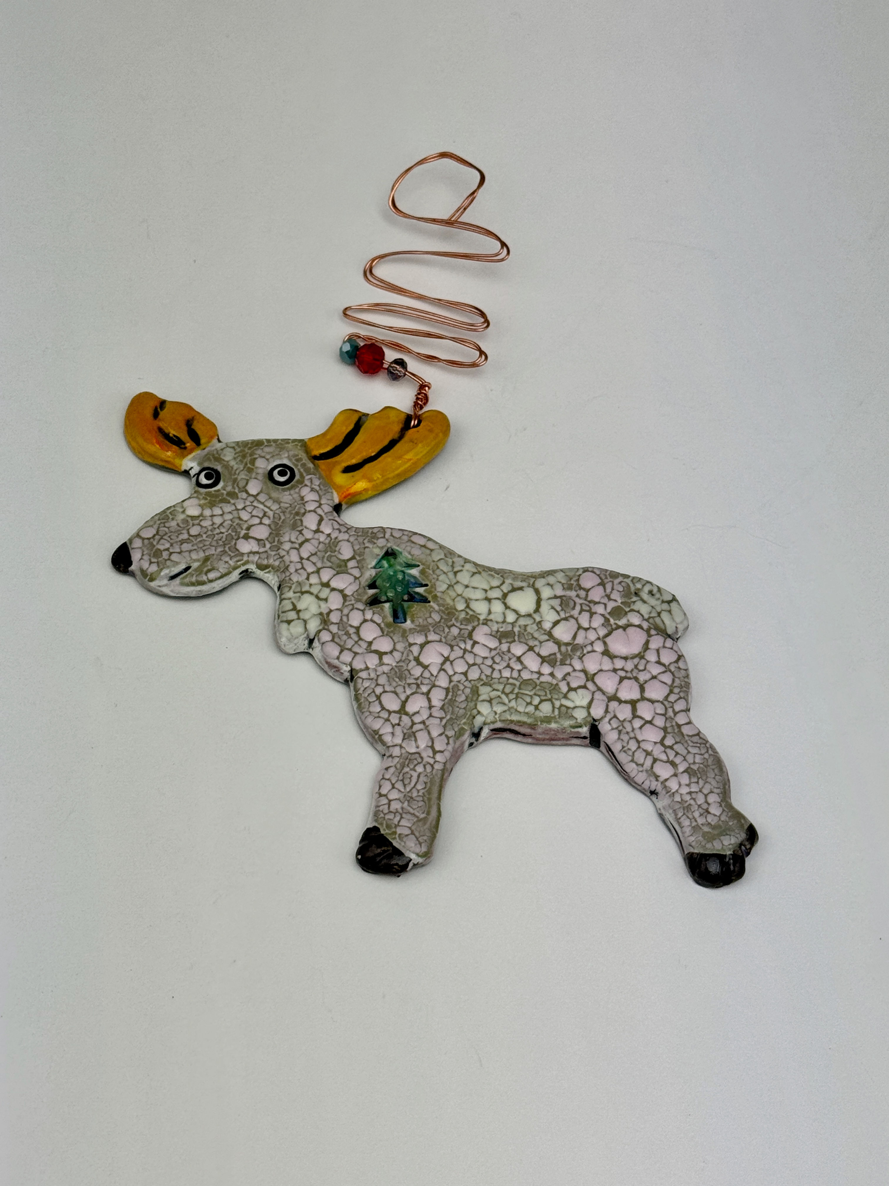 Mama Moose Ornament Lilia Venier Ceramics