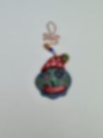 Clown Ornament Lilia Venier Ceramics