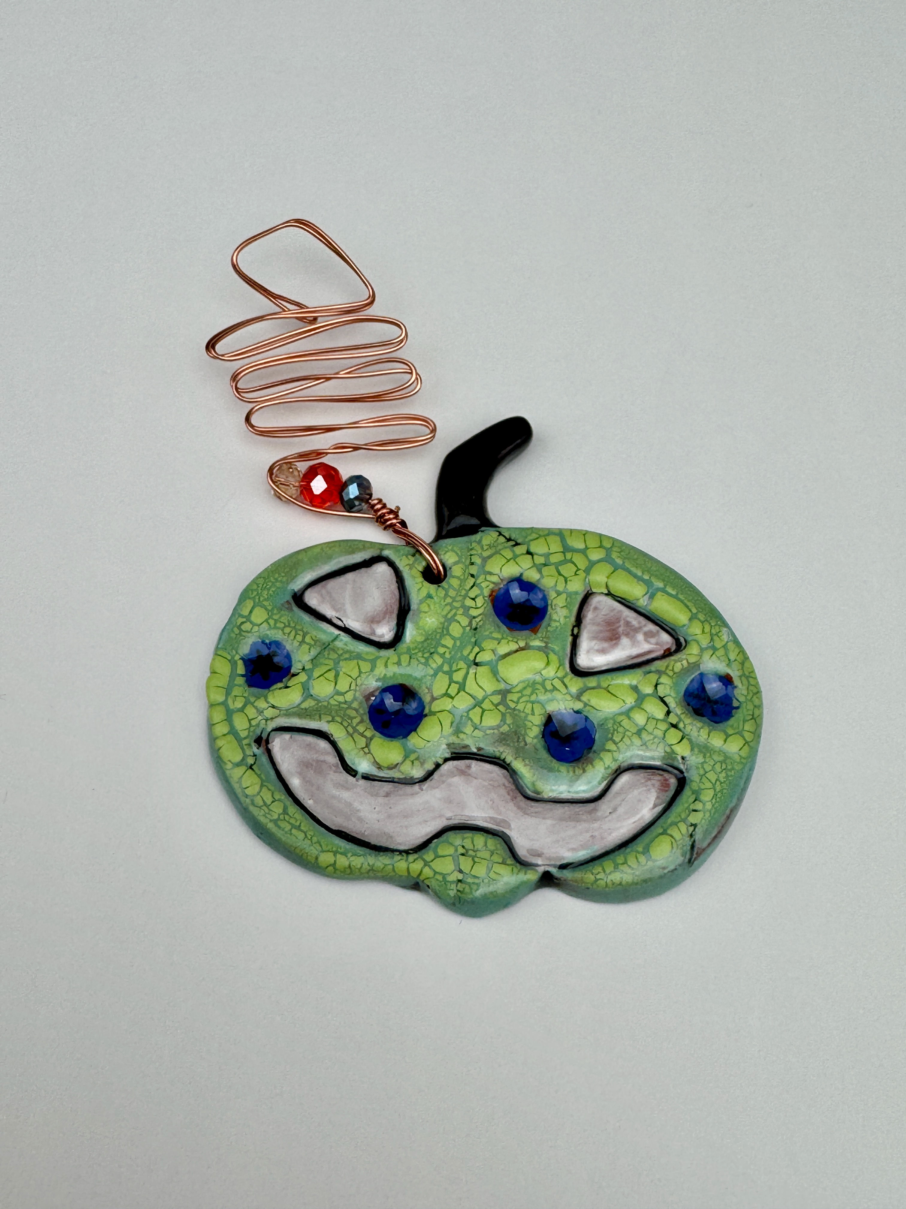 Baby Halloween Pumpkin Ornament Lilia Venier Ceramics