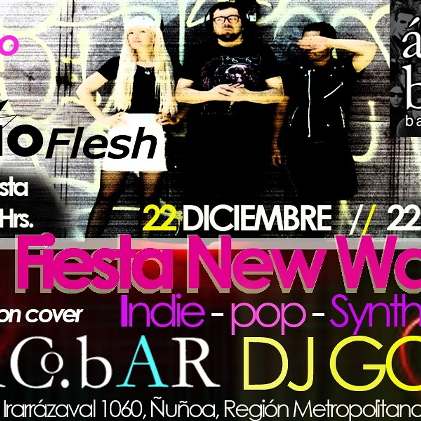 Vioflesh en vivo + fiesta new wave