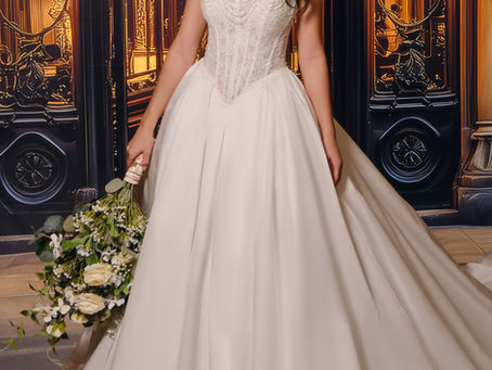 "ROSELLE" BY MARTIN THORNBURG AT BOCHIC BRIDAL BOUTIQUE