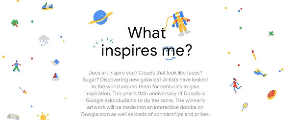 What inspires me? Doodle 4 Google Theme