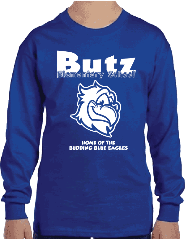 Blue Butz Long Sleeve Tee