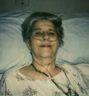 Olympia Olson shortly before her death in 1994.