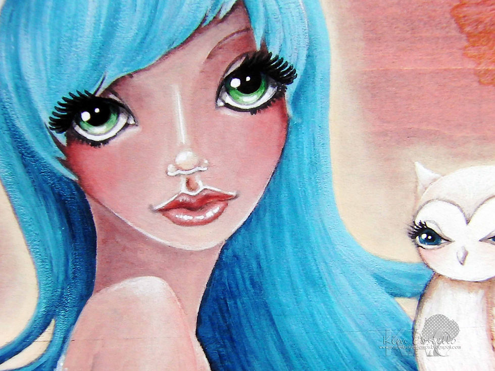 Miniatyrbild: Doll Face Stamp Set