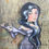 Miniatura: Female Profile Over Shoulder Long Waves