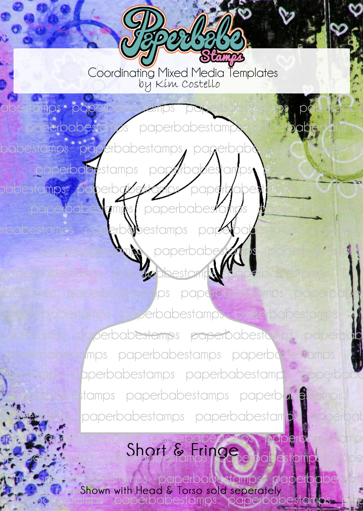 Female Portrait Short & Fringe Template