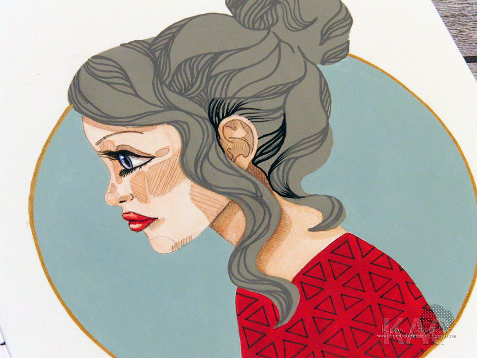 Miniature : Female Profile Pony and Bun