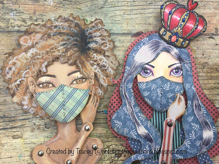 Miniature : Jointed Paper Art Doll ~ Hair Templates(ASHRYN)