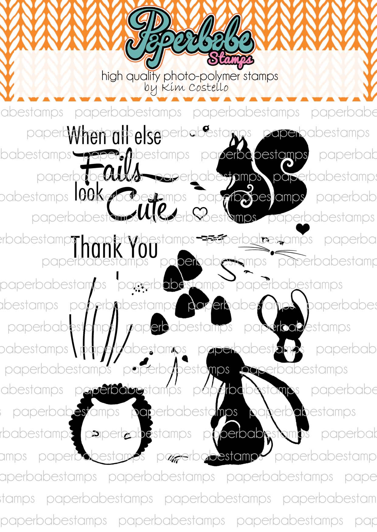 Whimsical Woodland Stamp Set 3(Bunny)