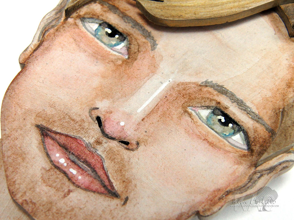 Miniature : Male Face Stamp Set