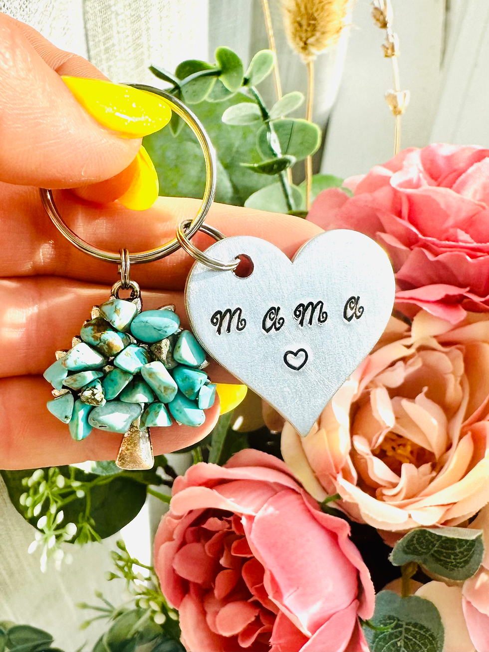 Thumbnail: Tree of Life Keychain - Mama Keychain - Grandma Keychain - Gifts for Mom