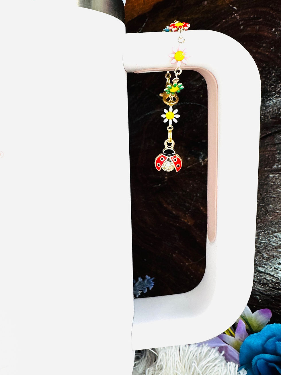 Thumbnail: Ladybug Tumbler Charm Tumbler Accessories Ladybug Stanley Cup Accessories 