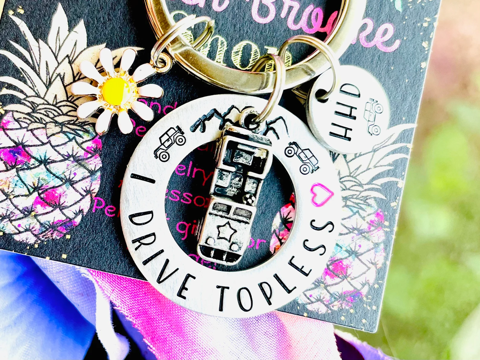 I Drive Topless Keychain - Off Road Keychain