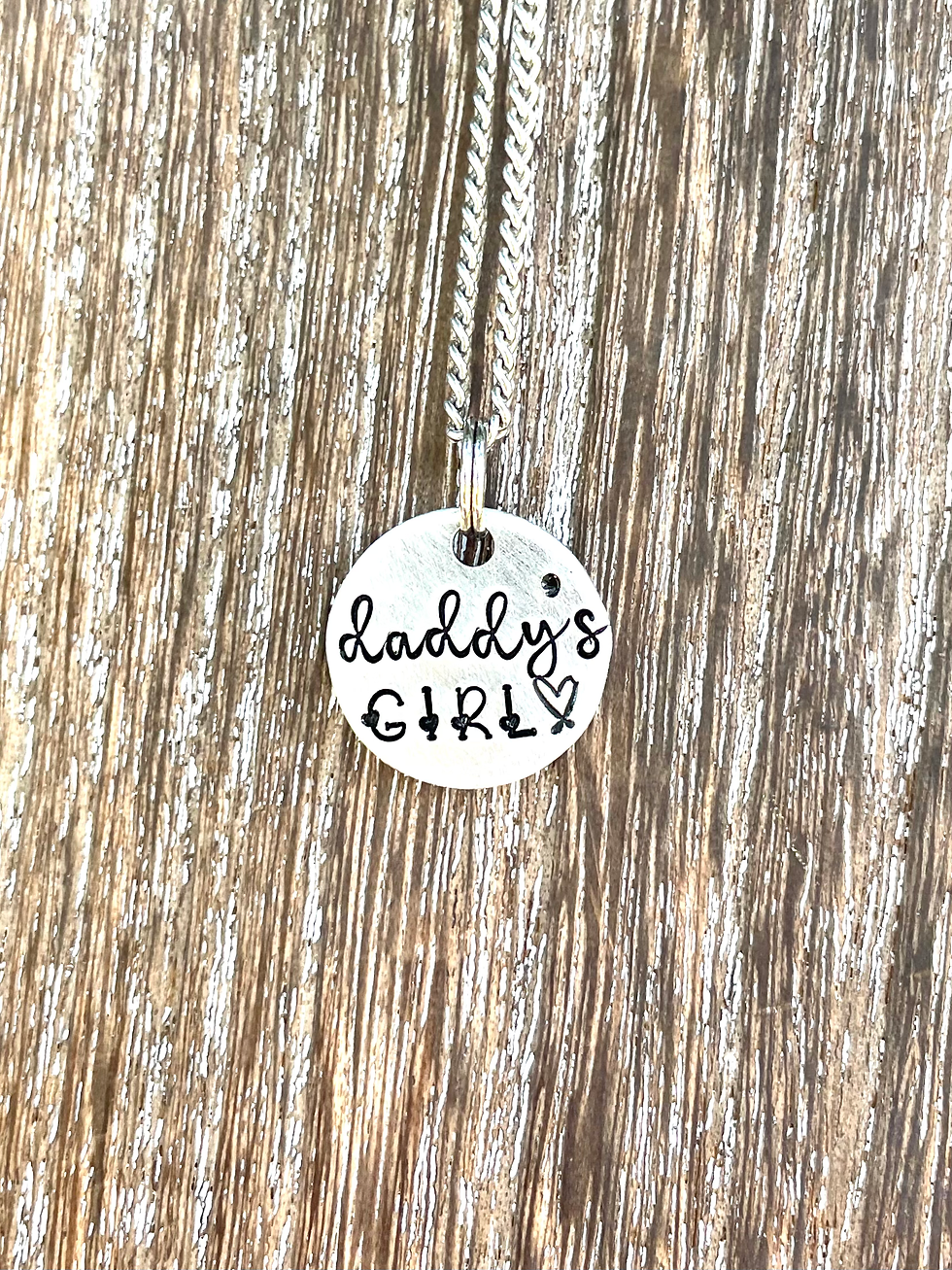 Daddy's Girl Necklace - Personalized Gifts - Daughter Necklace- Daughter Gifts