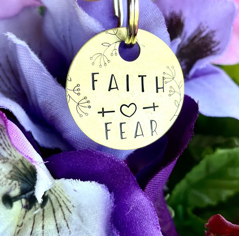 Thumbnail: Child Of God- Jesus Saves - Christian Gifts - Faith Over Fear Keychains