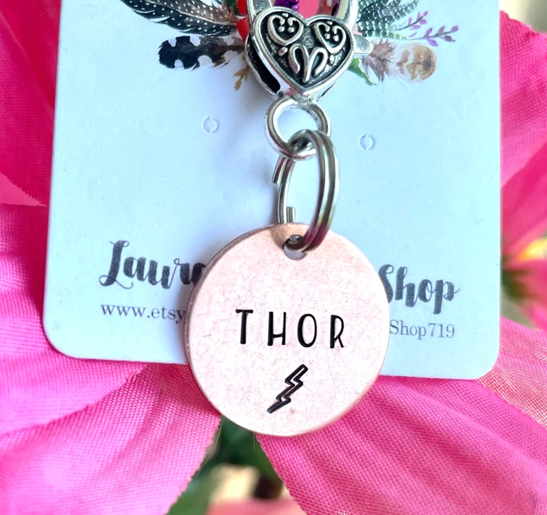 Thumbnail: LIGHTNING BOLT- Horse ID Name Tag/ Name Tag