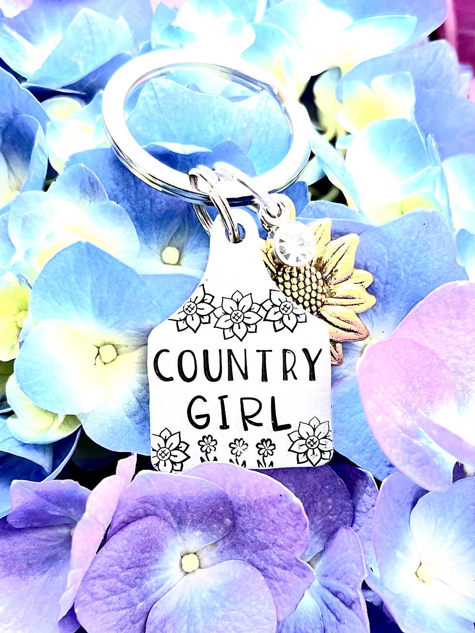 Thumbnail: Country Girl - Horse Gifts - Horse Keychain - Country Girl Gifts