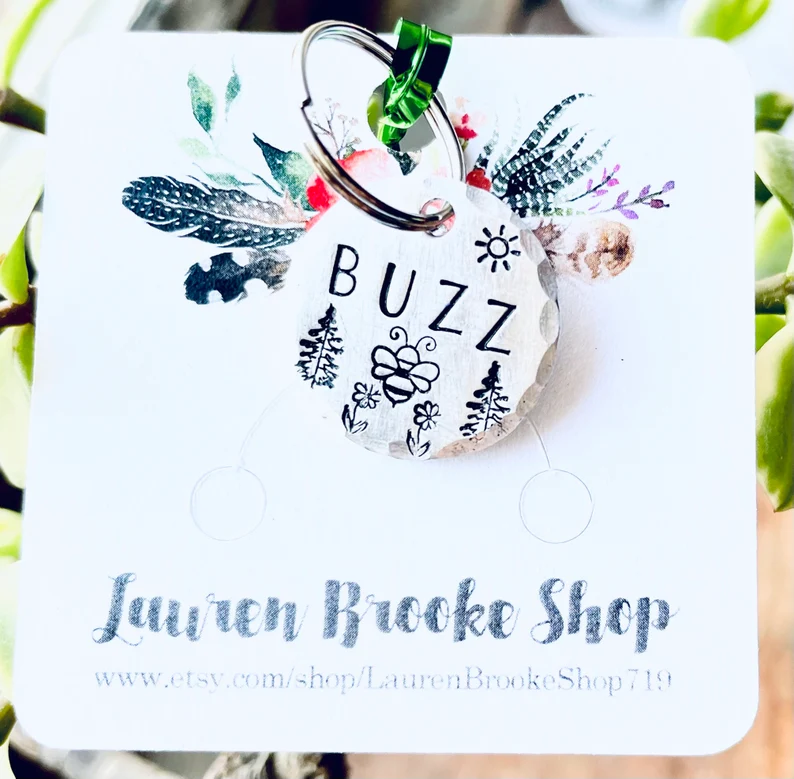 Thumbnail: BEE- Horse ID Name Tag/ Name ID Tag