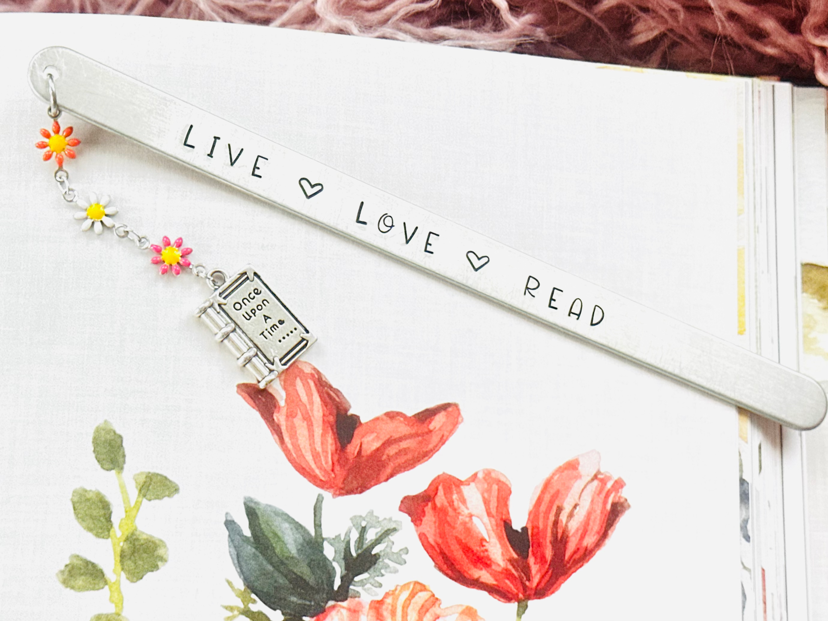 Funny Bookmark - Hand Stamped Bookmark - Funny Book Gifts - Reader Gift - Read