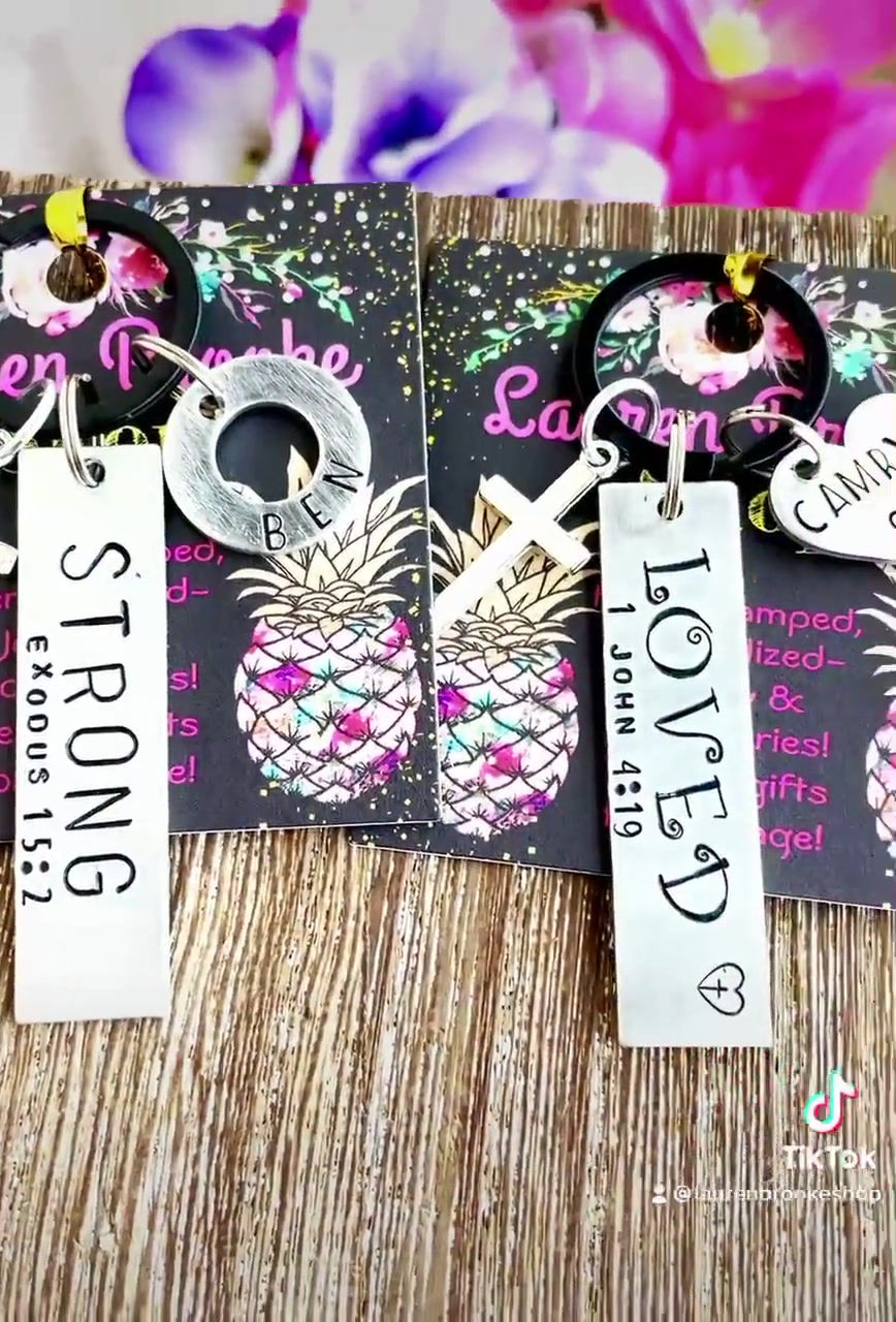 Thumbnail: God's Promises - Personalized Keychains