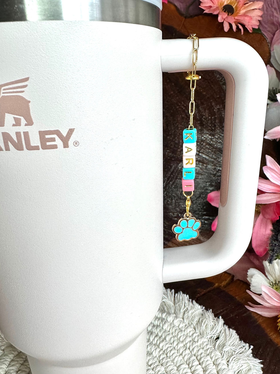Thumbnail: Paw Personalized Stanley Jewelry Tumbler Accessories Stanley Cup Accessories